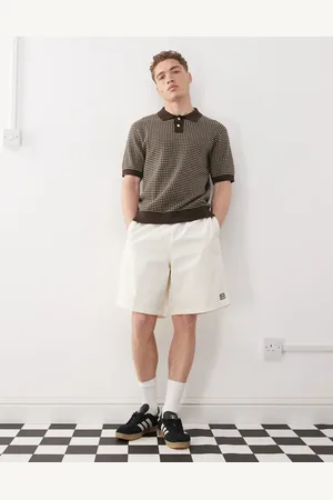 Obey Easy relaxed twill short in off