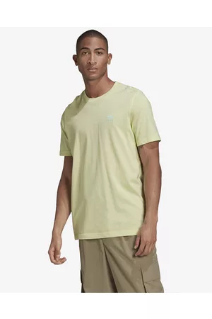 adidas Homem T-shirts & Manga Curta - Adicolor Essential T-shirt Green Yellow