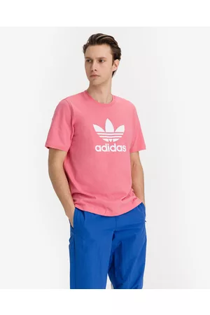 adidas Homem T-shirts & Manga Curta - Adicolor Classic Trefoil T-shirt Pink