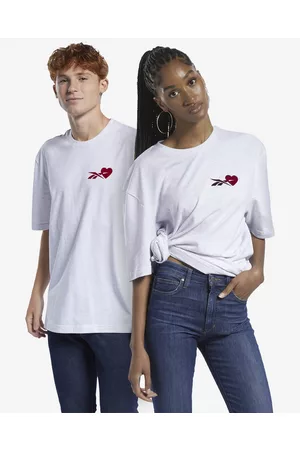 Reebok Homem T-shirts & Manga Curta - Classics Valentines T-shirt White