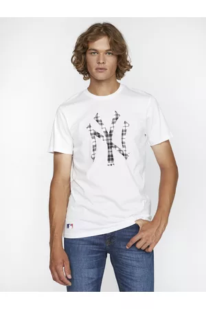 T-shirts New Era Mlb Stadium Graphic Os Tee New York Yankees Black/ Optic  White