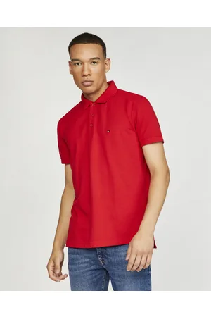 Tommy Hilfiger Homem Pólos - Polo Shirt Red