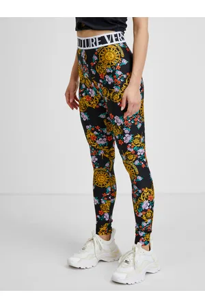 VERSACE Mulher Calças - Leggings Black