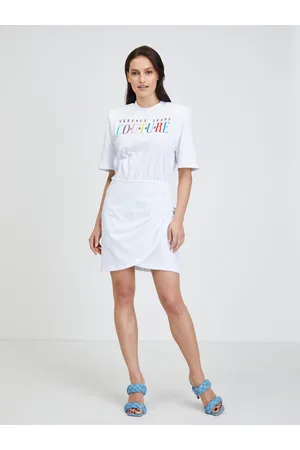 VERSACE Rainbow Dresses White