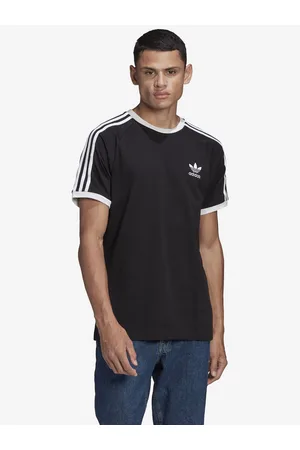 adidas Homem T-shirts & Manga Curta - Adicolor Classics 3-Stripes T-shirt Black