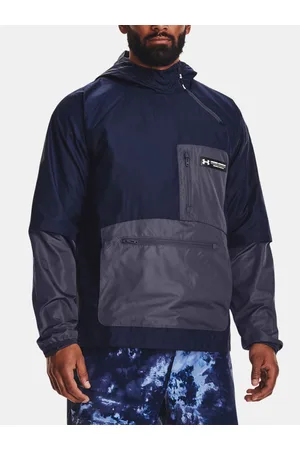 Under Armour UA Rush Woven Anorak Jacket Grey