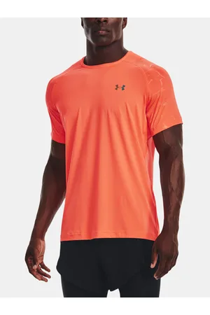 Under Armour UA Rush Emboss SS T-shirt Orange