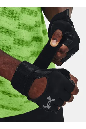 Under Armour Homem Luvas - M's Weightlifting Gloves Black