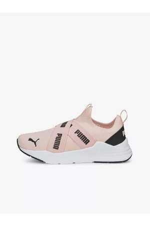PUMA Mulher Sapatilhas de Corrida - Wired Run Slip On Flash Jr Kids Sneakers Pink