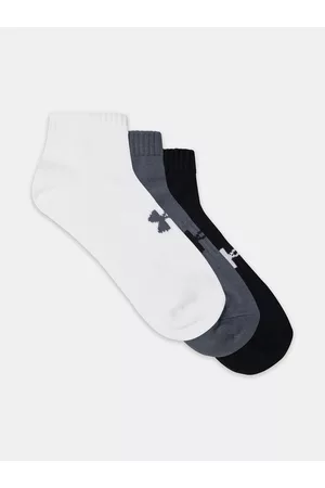 Under Armour Mulher Roupa Interior - UA Core Low Cut Set of 3 pairs of socks White