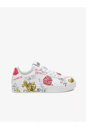 VERSACE Mulher Sapatilhas - Fondo Court Sneakers White