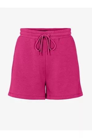Pieces Mulher Calções - Chilli Shorts Pink