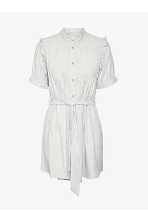 Noisy May Mulher Vestidos - Frig Dresses White