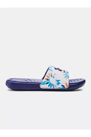Under Armour Mulher Pantufas - UA W Ansa Graphic Slippers Blue