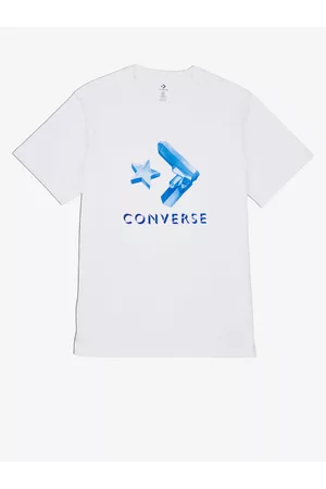 Converse Homem T-shirts & Manga Curta - T-shirt White