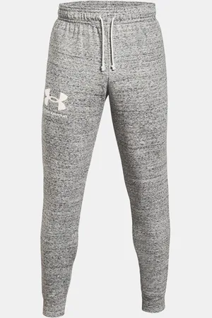 Under Armour RIVAL TERRY JOGGER - bílá Sweatpants