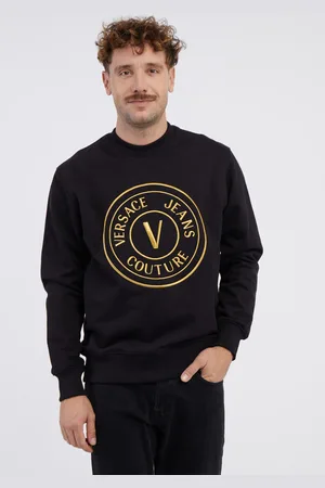 Camisola de Homem VERSACE Viscose Preto (50)