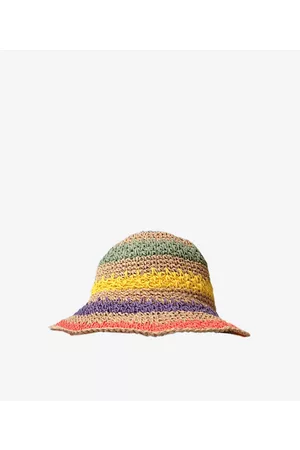 Bosanova Mulher Chapéus - Chapéu de ráfia multicolorido