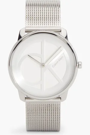 Calvin Klein Monogram Logo Mesh Bracelet Watch