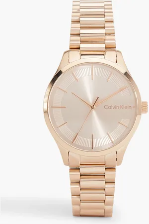 Calvin Klein Watch - Iconic Bracelet - - Gold - Unisex - One Size
