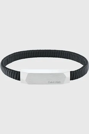 Calvin Klein Textured Leather Bracelet