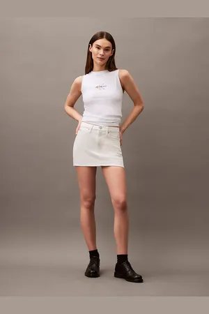 Calvin Klein Denim Micro Mini Skirt - Pride