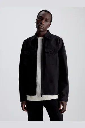 Calvin Klein Zip Up Shirt Jacket