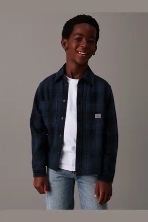 Calvin Klein Textured Checkered Shirt