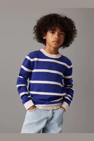 Calvin Klein Striped Merino Wool Jumper