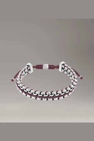 Calvin Klein Adjustable Braided Link Bracelet