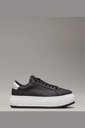 Calvin Klein Leather Platform Trainers
