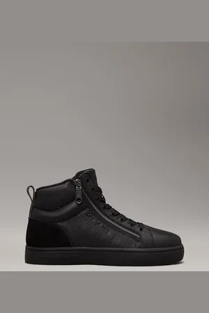 Calvin Klein Leather High-Top Trainers