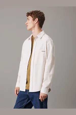 Calvin Klein Relaxed Cotton Chambray Shirt