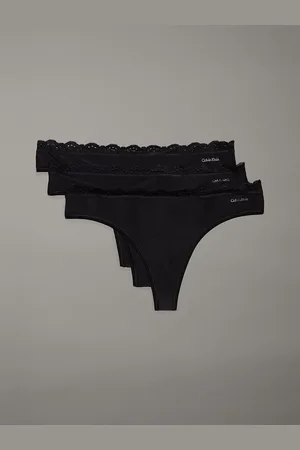 Calvin Klein 3 Pack Thongs - Micro Stretch with Lace