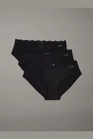 Calvin Klein 3 Pack Hipster Panties - Micro Stretch with Lace