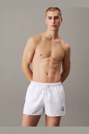 Calvin Klein Short Drawstring Swim Shorts - CK Monogram