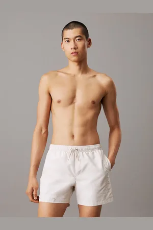 Calvin Klein Medium Drawstring Swim Shorts - Logo Embroidery