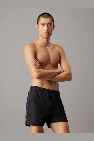 Calvin Klein Medium Drawstring Swim Shorts - Logo Tape
