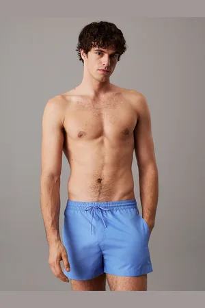 Calvin Klein Short Drawstring Swim Shorts - Logo Tape