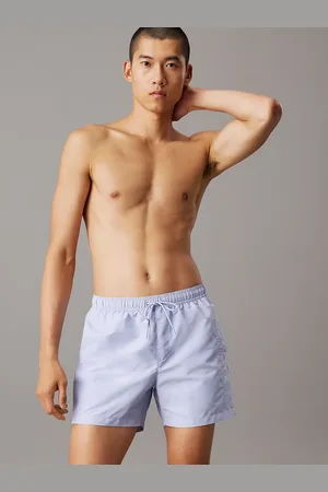 Calvin Klein Medium Drawstring Swim Shorts - Logo Embroidery