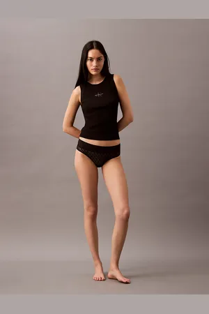 Calvin Klein Brazilian Briefs - Icon Logo Lace