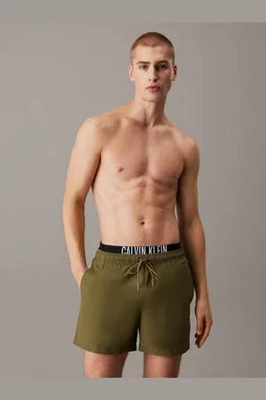 Calvin Klein Double Waistband Swim Shorts - Intense Power