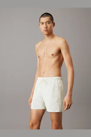 Calvin Klein Medium Drawstring Swim Shorts - Logo Embroidery