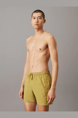 Calvin Klein Medium Drawstring Swim Shorts - Logo Embroidery