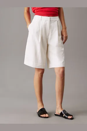 Calvin Klein Wide Pleated Shorts