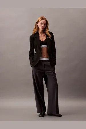 Calvin Klein Tropical Wool Blend Trousers