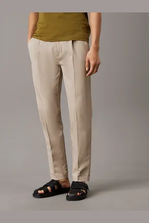 Calvin Klein Tapered Pleated Chino Trousers