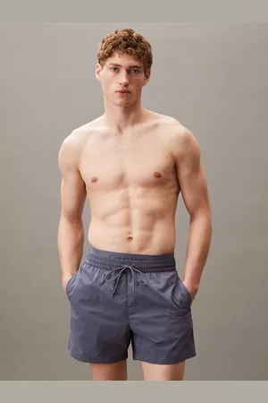 Calvin Klein Double Waistband Swim Shorts - CK Soft Nylon