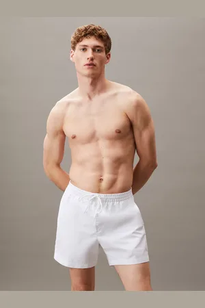 Calvin Klein Medium Drawstring Swim Shorts - Logo Tape