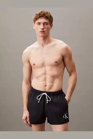 Calvin Klein Short Drawstring Swim Shorts - CK Monogram